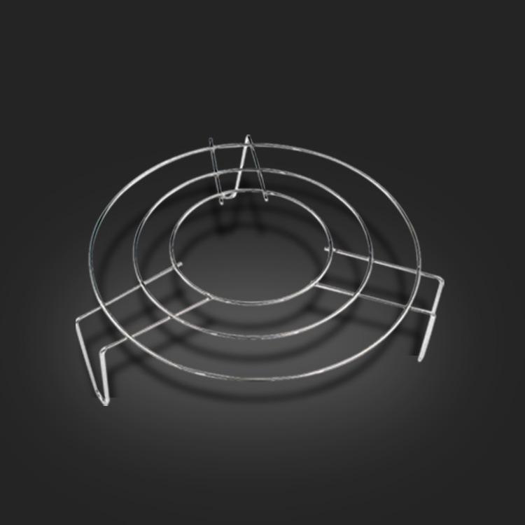 Stainless Steel Triangular Steam Rack Pot Vertical Three Feet Steam Tray Steam Tray Rack Storage Rack