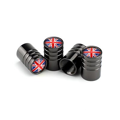 4Pcs UK England British Flag Bike Moto Car Wheel Tires Valve Caps Cover For Vauxhall Mini Cooper Ford Hyundai VW Accesories