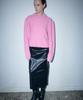 Owaiwai Boucle Half-Neck Wool Knit_Pink