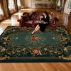 European Style Living Room Carpet Green Luxury Decoration Home Washable Fluffy Rug Cloakroom Bedroom Bedside Soft Floor Mats