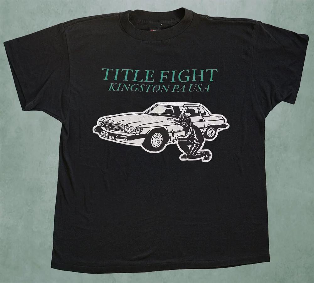 Футболка унисекс Title Fight Band Кингстон ПА США Черная Полный размер S-5XL XXXXL