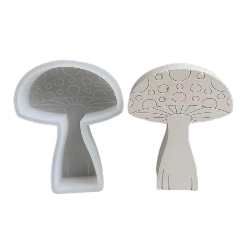 Diy Crystal Drop Glue Aromatherapy Gypsum Abrasive Three-dimensional Mushroom Jewelry Ornaments Pendant Silicone Mold