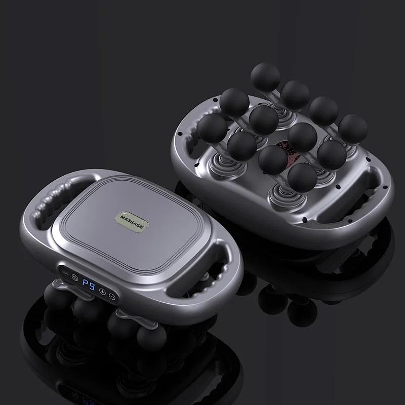 2026 New 12 Head Massage Gun, Deep Tissue Impact Massager, Suitable for The Back, Shoulders, Legs, and Feet - Silent Handheld Massage Dev