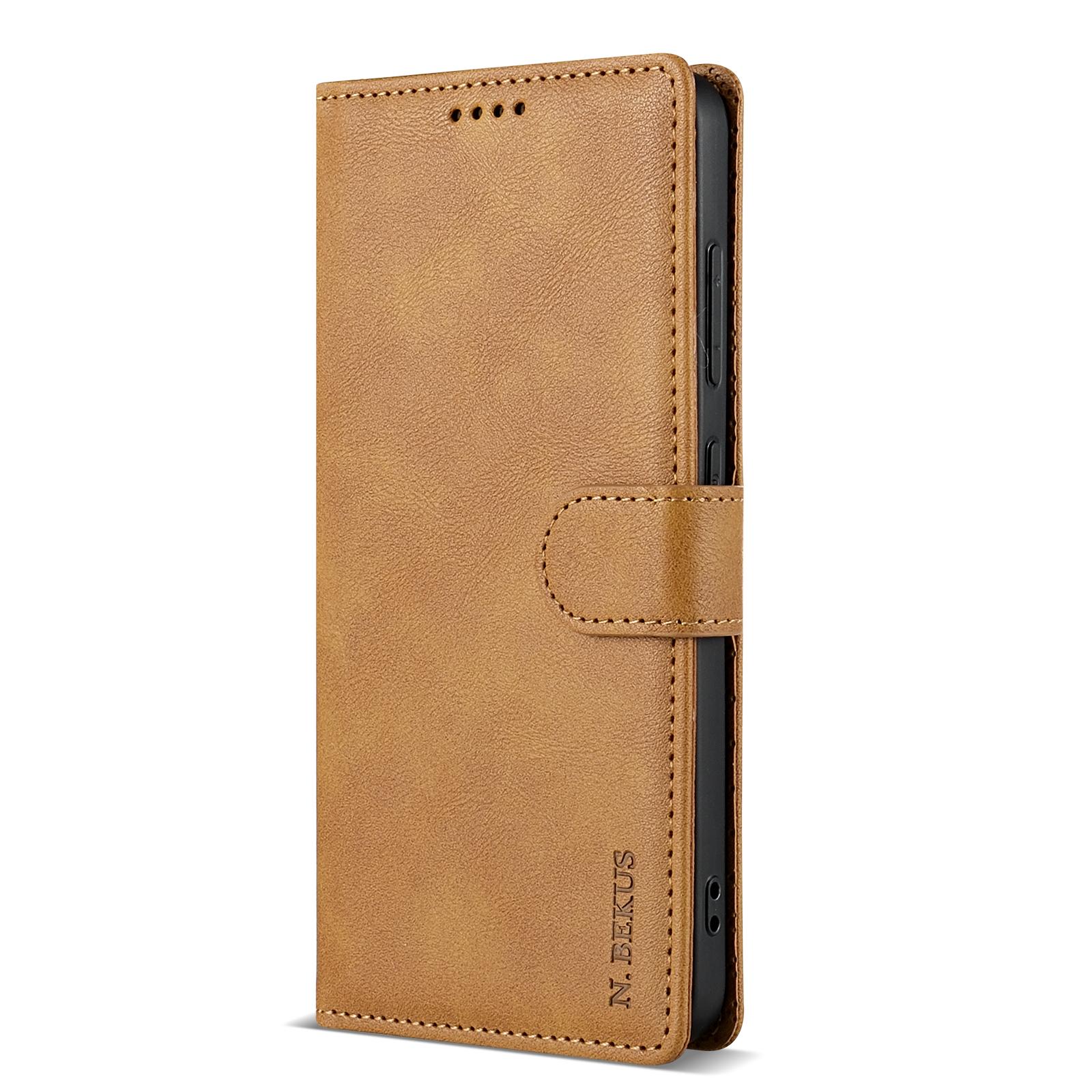 

Business Leather Phone Case for Samsung Galaxy S26 S25 S24 S23 Ultra S22 S21 FE S20 S10 Plus Note20 Flip Card Wallet Cover Etui for S25 Ultra коричневый