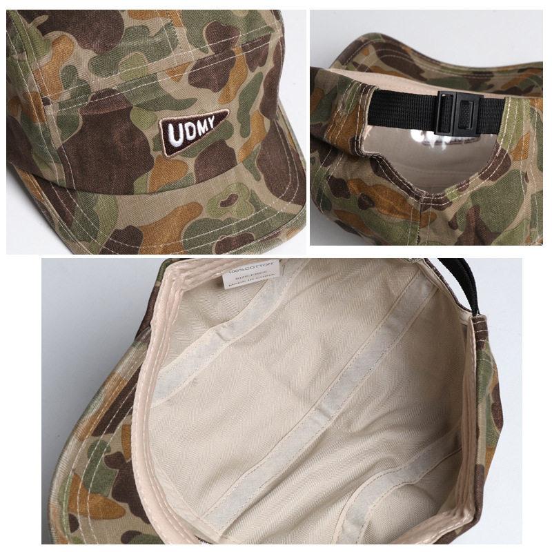 Spring and Autumn Workwear Camouflage Baseball Cap, Fashionable and Versatile, Korean Style Hip-Hop Street Personalized Dad Hat