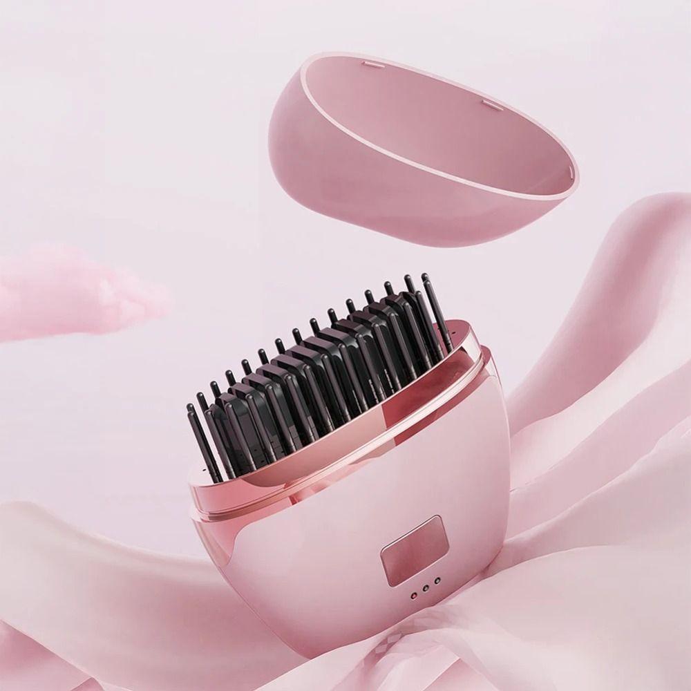 Fast Heating Technology Electric Hair Brushes Portable Straightening Comb  Personal Care