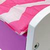 Dollhouse Miniature Bed for 1/12 BJD Dolls Photo Props Mini Simulation Wooden Furniture with Quilt,