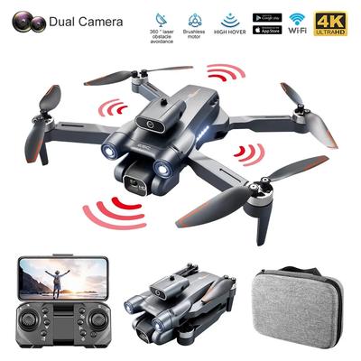 S1S MINI Dron 4K ESC Duálna kamera WIFI FPV Optický prietok Bezkefkový diaľkový ovládač Drone Skladacia kvadrokoptéra Hračka Darček