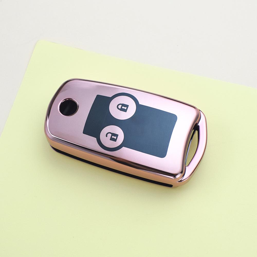 Fashion TPU 2/3 Buttons Shell Fob Holder Protector For Honda Fit Odyssey CRV City Accord Flip Key Case Cover Accessories