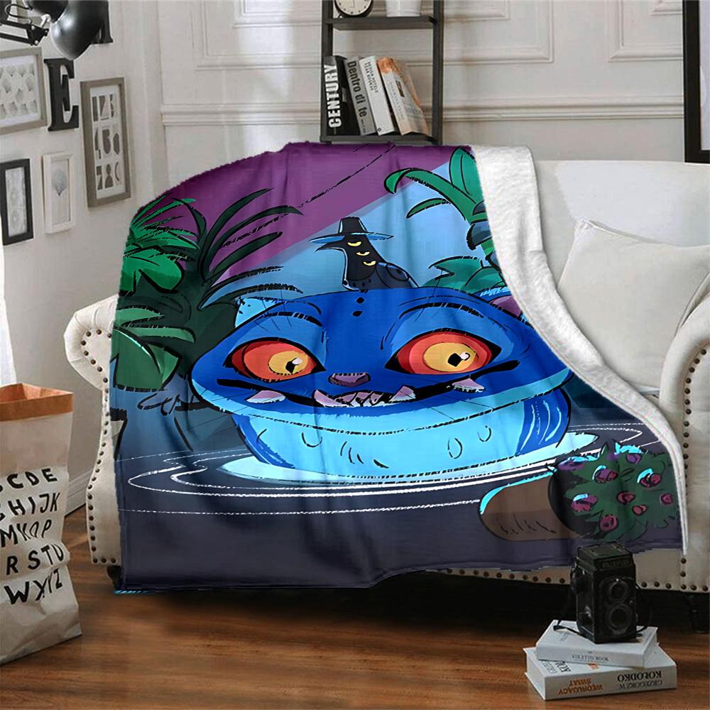 1pc K-Pop Demon Hunters Soft Skin-Friendly Flannel Blanket with Digital Printing, Various Sizes Available for Family, Friends, Birthday