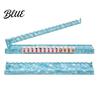 American Mahjong Tile Racks with Built-In Magnetic Pushers Acrylic Transparent Organizers Racks Scalloped Edges for Game Night Party Supplies