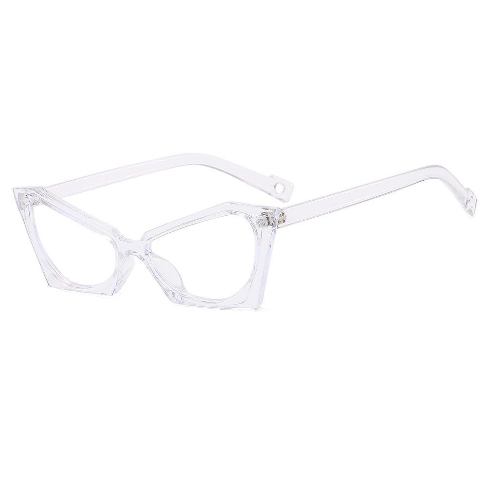 Elegant Anti-Blue Light Glasses Frame: Trendy, Personalized European-American Design with Versatile Flat Lenses.