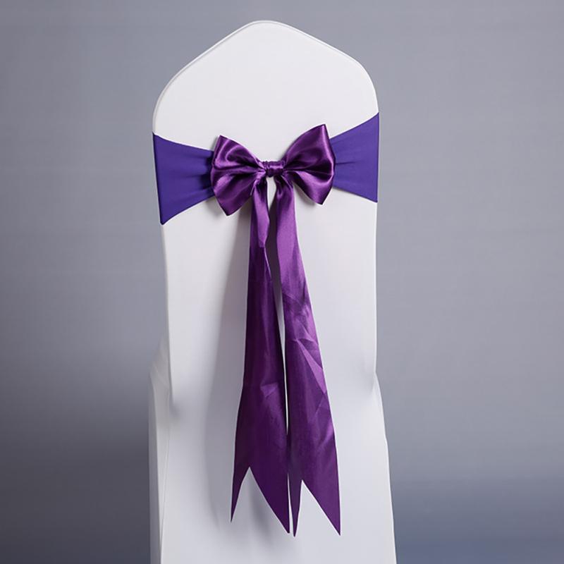 Premium Krzesło Szarfy Krzesło Powrót Muszka Wstążka Opaski na krzesła Na Wesele Xmas Urodziny Prysznic