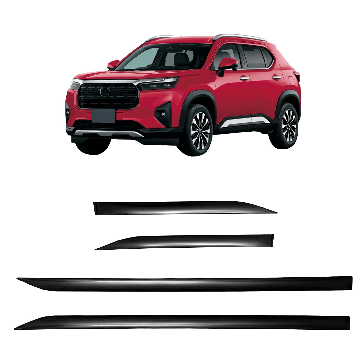 

MEKOMEKO Honda WRV DG5 Тип Эксклюзивная Молдинг Боковой Двери Накладка Двери Накладка Боковая Юбка Накладка Боковой Двери Молдинг Боковая Накладка Аксессуары Внешние Детали