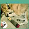 Jouet Chien en Peluche Squeaky de Haute Qualité Présentant un Design Réaliste de Cigare Vert