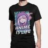 Anime Bio Baumwolle Herren T-Shirt Manga Is Life Otaku Geek Naturo Girl