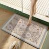 American Retro Diatom Mud Floor Mat Cushion Household Toilet Bathroom Door Non-Slip Floor Mat Toilet Quick Drying Water Absorption