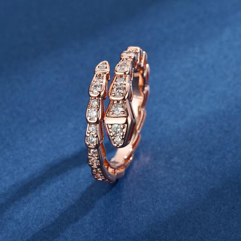 

Adjustable Open Index Finger Ring: Luxury European & American Design, Snake Bone Style, for Women Adjustable Open