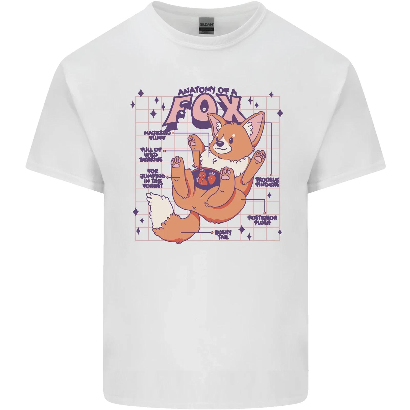Anatomy of a Fox Foxes Funny Kids T-Shirt Childrens S