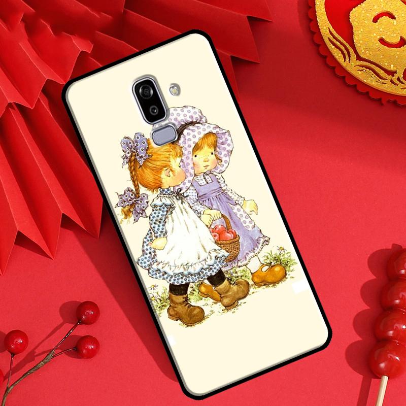 Sarah Kay pattern Case For Samsung J7 J5 J3 J1 2016 A3 A5 2017 J6 J4 Plus A6 A7 A8 A9 J8 2018 Cover Shell