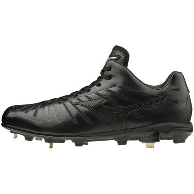 Baseball Shoes GLOBAL ELITE GLOBAL ELITE PS2 Black Spa Black Spikes High School League Compatible Junior High School Club Activities Senior Boys
