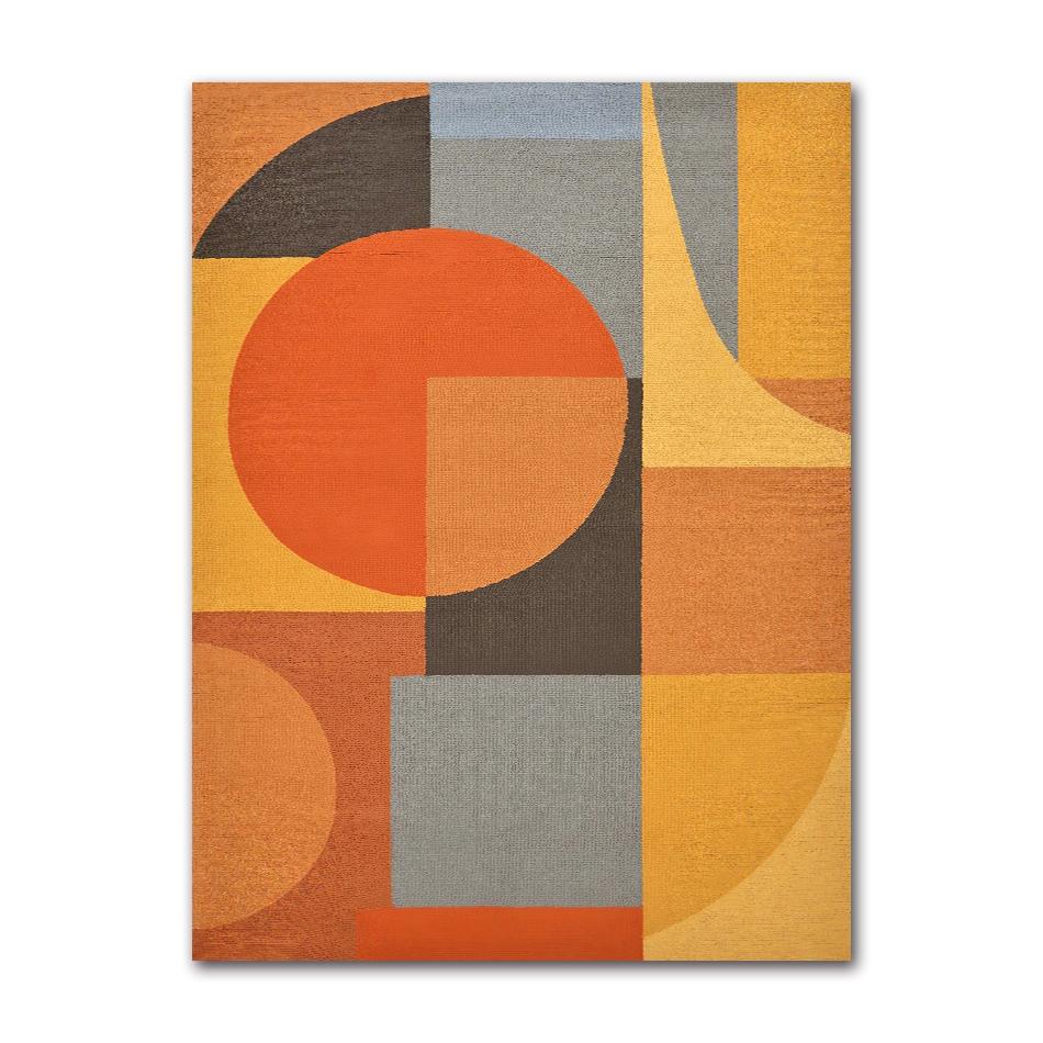 Art Pictures for Living Room Decorative Poster Modern Nordic Decoration Home Canvas Painting Geometric Yellow Abstract Wall