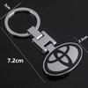 Toyota 2026 New Hub Caps Toyota Car Badge Keychain Zinc Alloy Keyring Pendant Accessories Toyota Corolla Ya Car Sticker