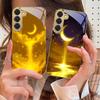 Der goldene Mondhimmel Für Samsung Galaxy S26 S20 FE S21 S22 S23 Plus S24 Ultra 25Ultra S21+ S9 S22 S8 Goldene Glas-Handyhülle