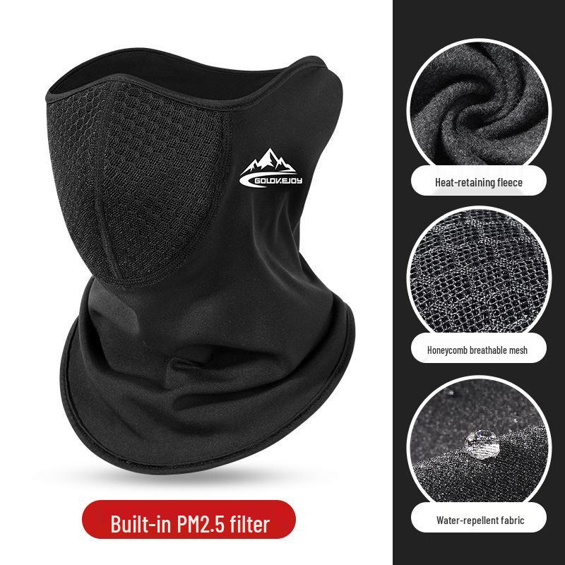 Windproof Fleece-Lined Winter Cycling & Skiing Neck Gaiter One Size