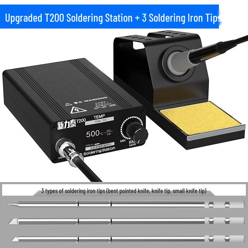High-Power T12 Soldering Station with Digital Display and Adjustable Temperature for Mobile Phone Repair DIY Kit