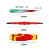 High-Strength Magnetic Insulated Electrician's Screwdriver Set: Multi-Spec Flathead & Phillips with Unique YU Design  