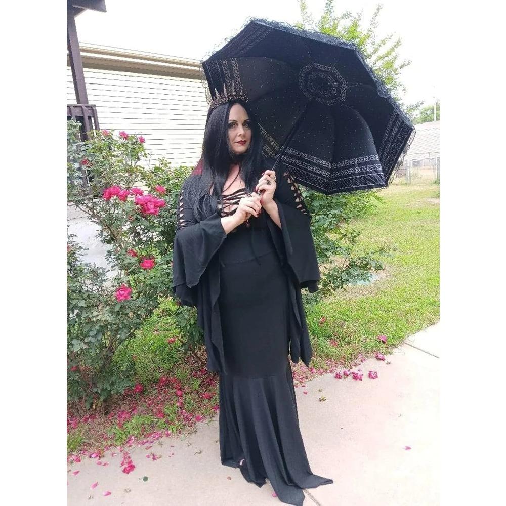 Vintage Lace Sunshade, Gothic Lolita Umbrella, UV Sunscreen, Witch Role-playing, Photography Props, Party Decoration, Folding Umbrella