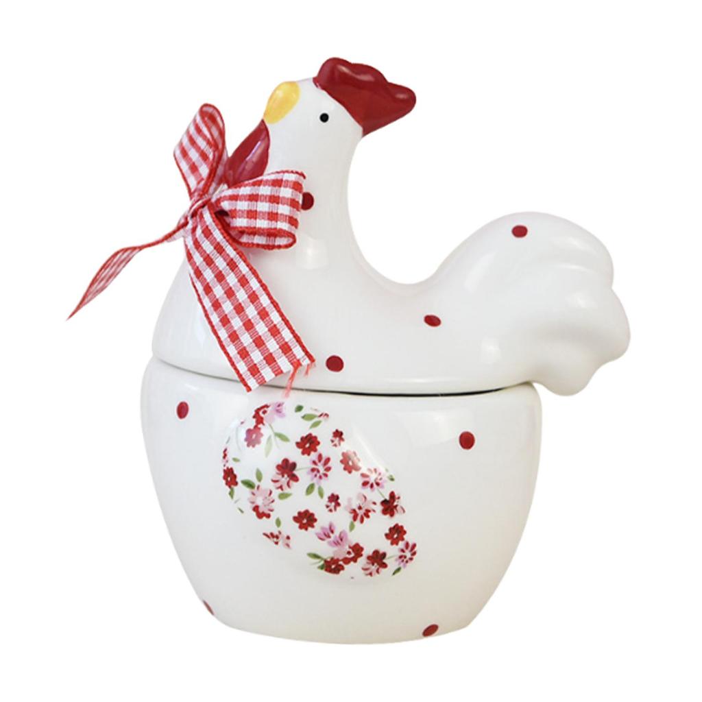 Sugar Bowl Container Easter Decoration Chicken Shaped Seasoning Jar Spice for Coffee Bar