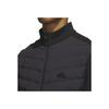 Adidas 650 Fill Solid Color Logo Stand Collar Long Sleeve Down Jacket Men Outerwear Black IW0786