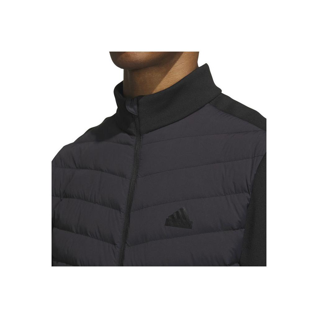 Adidas 650 Fill Solid Color Logo Stand Collar Long Sleeve Down Jacket Men Outerwear Black IW0786