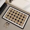 Modern Simple Bathroom Floor Mat Diatom Mud Toilet Quick Drying Door Mat Toilet Absorbent Non-slip Can Be Cut Foot Mat Suction