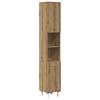 4 Piece Bathroom Furniture Set Artisan Oak Wood Based Material