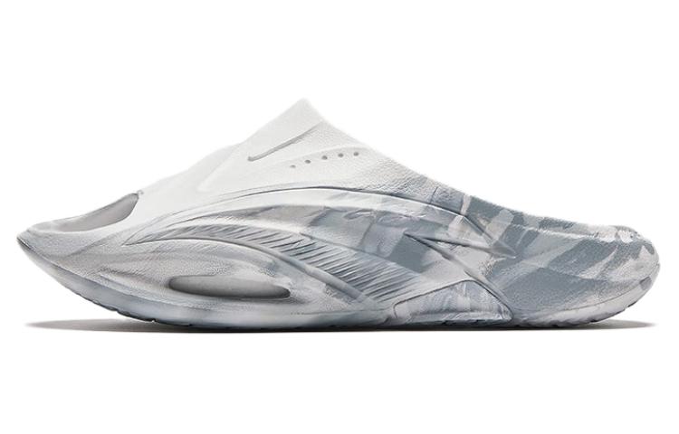 Tongs Anta Bubble Slide à Azote Homme Gris Blanc 46 white