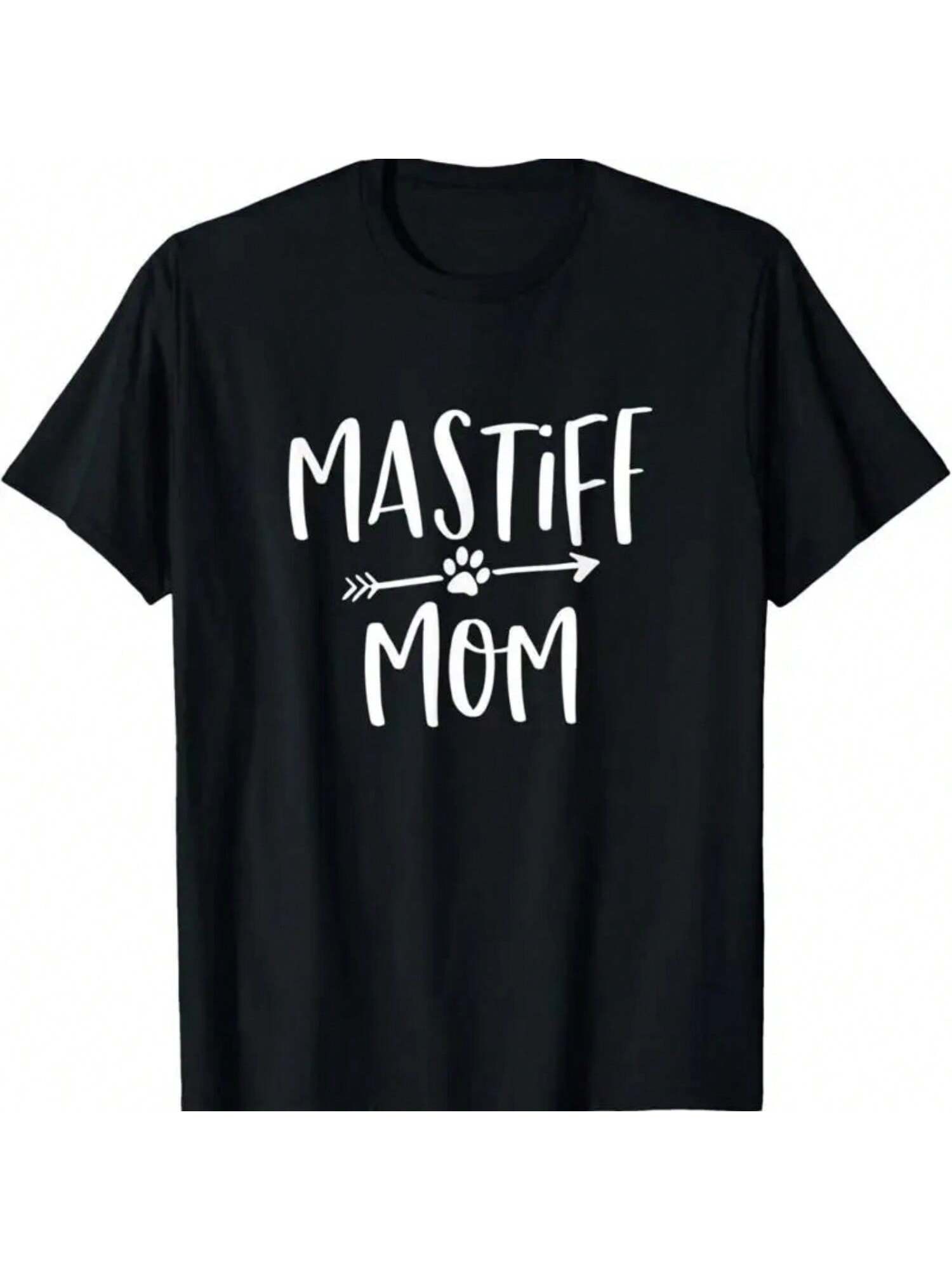 English Mastiff Mom T Shirt Cute Dog Mama S разноцветный