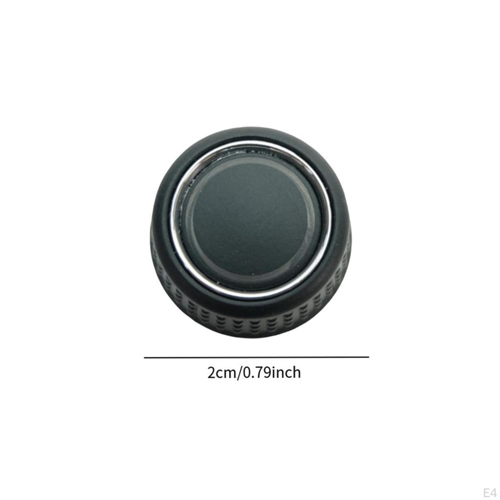 Auto Car Radio Knob Switch Button Black 6C0919603 Accessory Compatible for Fittings Spare Parts