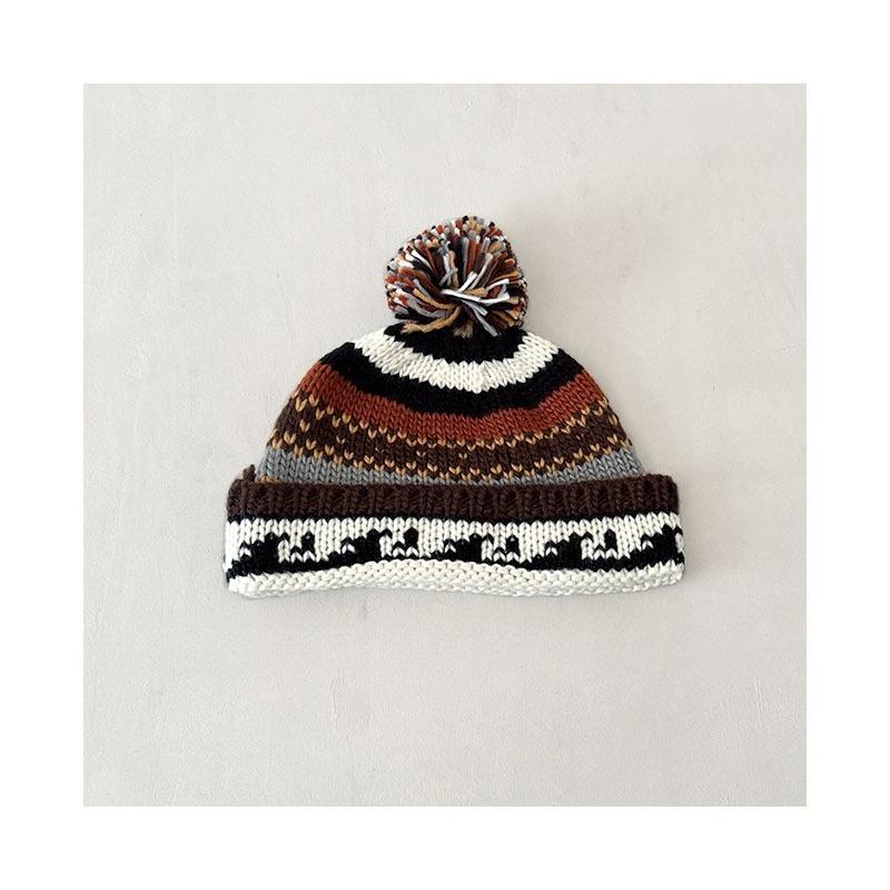 

Осень и Зима Родитель-ребенок Ретро Этнический Стиль Ручной работы Персонализированная Вязаная Шапка Универсальная Теплая Шерстяная Шапка для Мальчиков и Девочек one size
