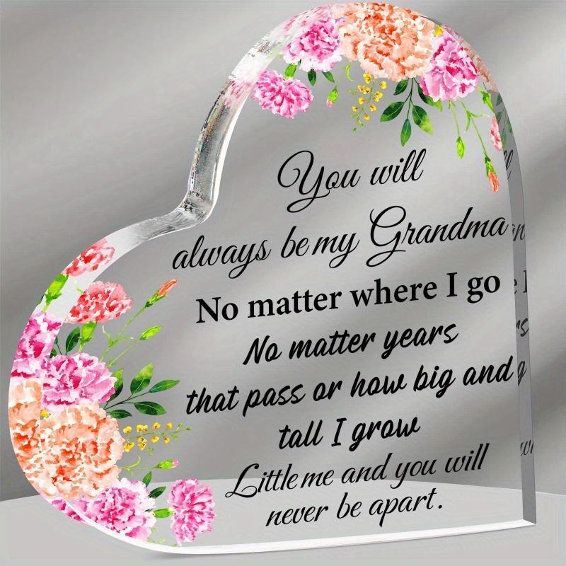 

Eye-catching Acrylic Floral Grandma Centerpiece - Decorative Gift for Special OccasionsFestival statue decorations чистый