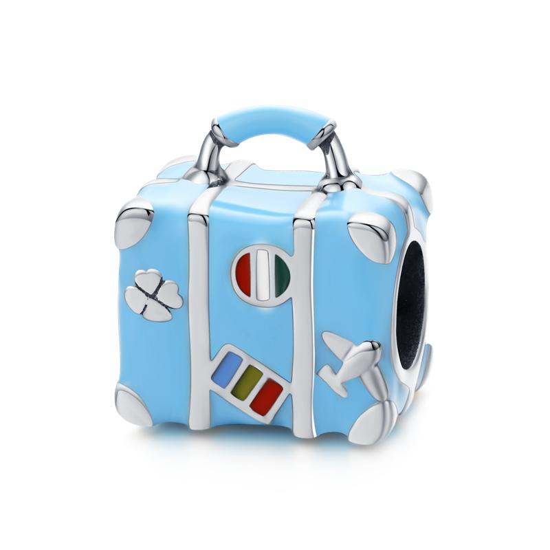 WOSTU Dangle Charm Fit Original DIY Bracelet Pendant 100% 925 Silver Boys Girls Beads For Women Fashion Jewelry Gift