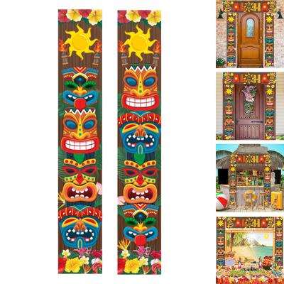 Türbanner Luau Party Dekoration Tropisches Verandadsschild für Hawaiianische Wand