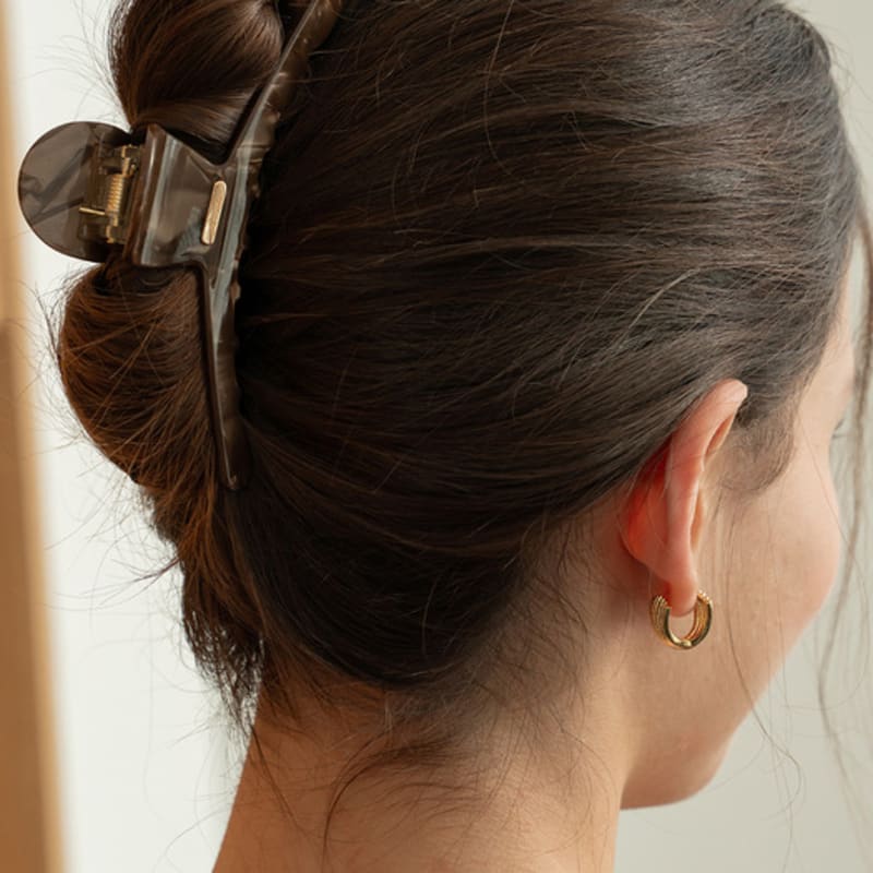 

Ssecondo Horizon hair claw clip_Smoky brown Smoky brown