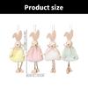 Handmade Plush Rabbits Hanging Ornament Party Centerpieces For Home Party Decoration Spring Fall Festival Celebration