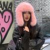 Cappello invernale da donna in peluche effetto visone, stile coreano Ins, con paraorecchie, Cappelli Bomber, Moda Caldo Morbido Finta Pelliccia, Berretti da Sci