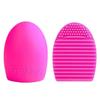 1 Œuf PC Fashion Femmes Nettoyage Gant Lavage Brosse Épurateur Conseil Pinceau De Maquillage - Rose Rouge
