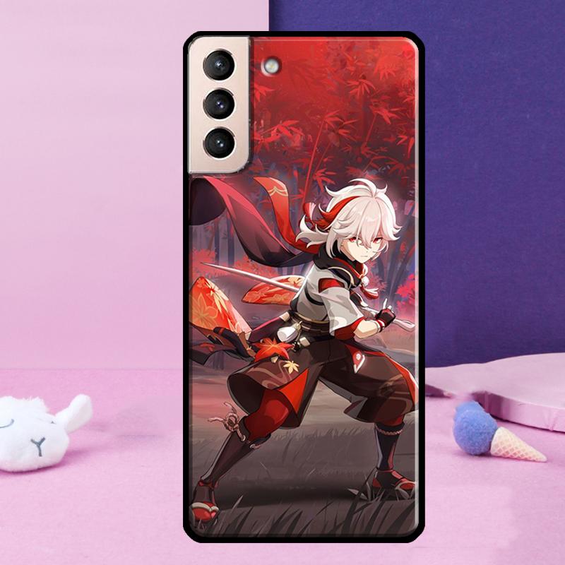 Genshin Impact Kaedehara Kazuha Phone Case For Samsung Galaxy S25 Ultra S23 S20 S21 S22 S24 FE S9 S10 Plus S24 Ultra Cover