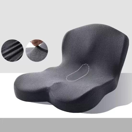 Seat with Sciatica Back Support Memory Cushion Relief Cushion with Backrest